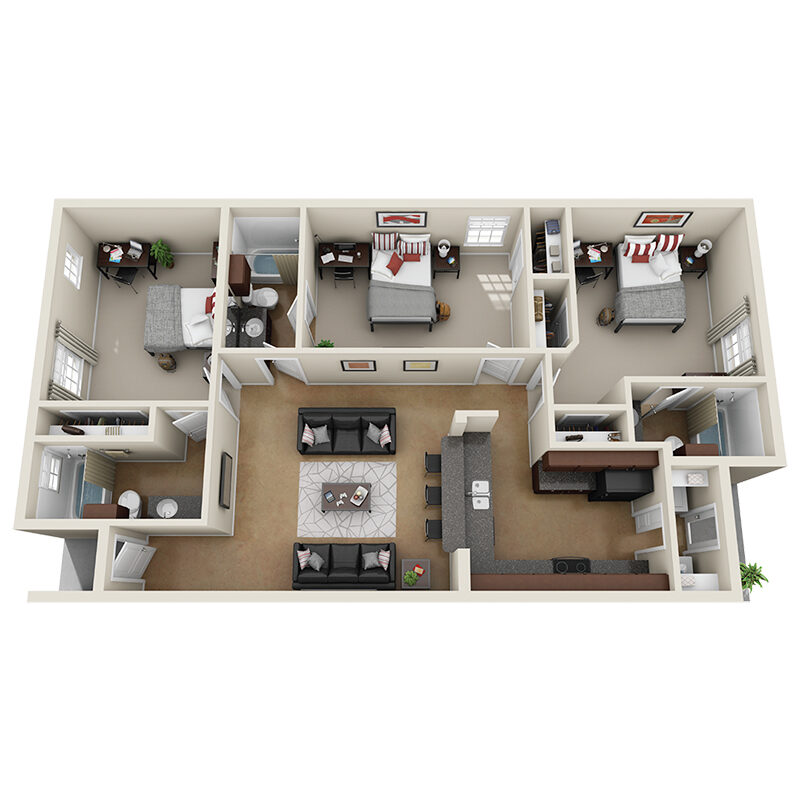 3 bedroom houses for rent college station