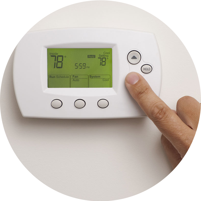 How do I adjust my thermostat?