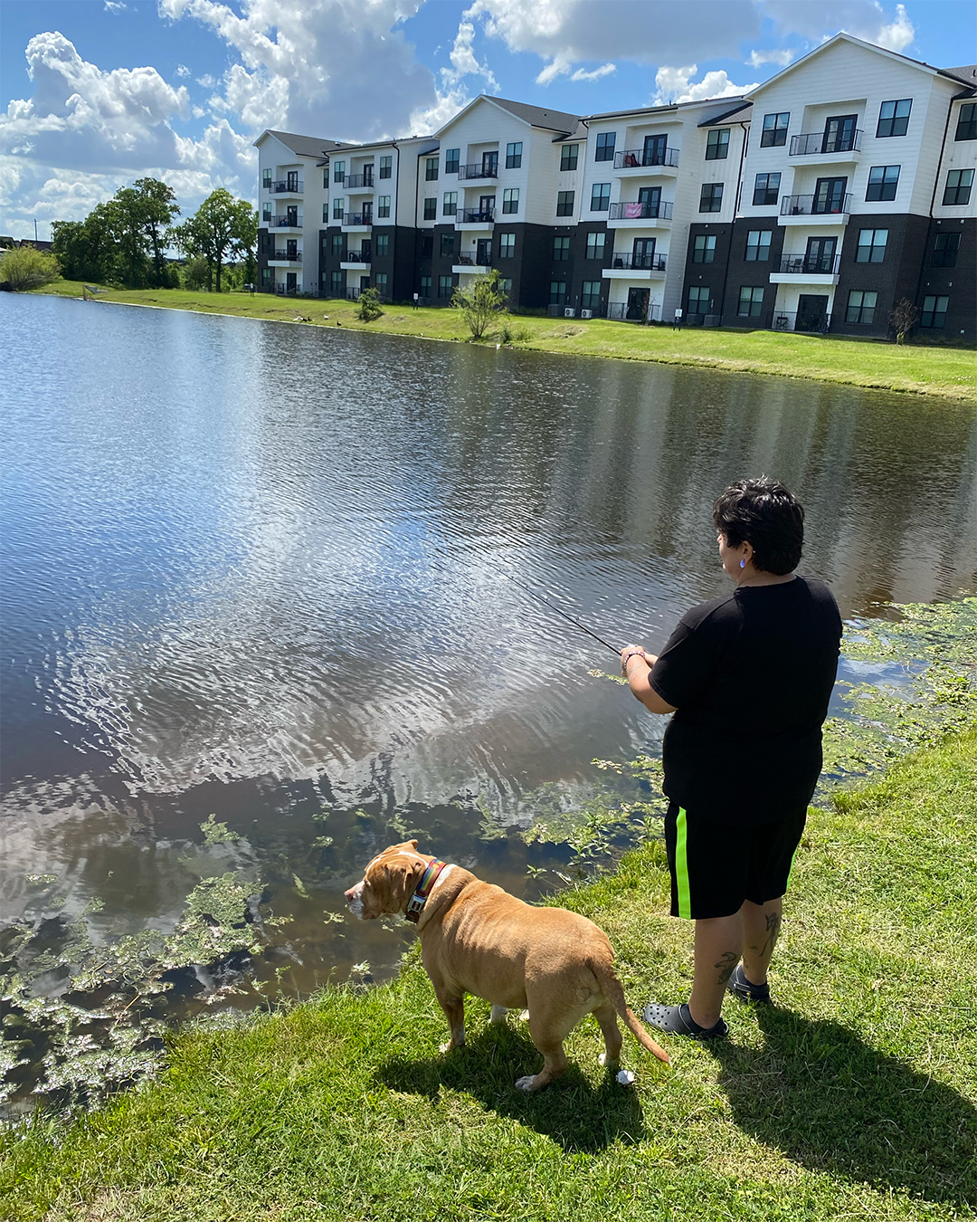 Fishing at Dog Pond