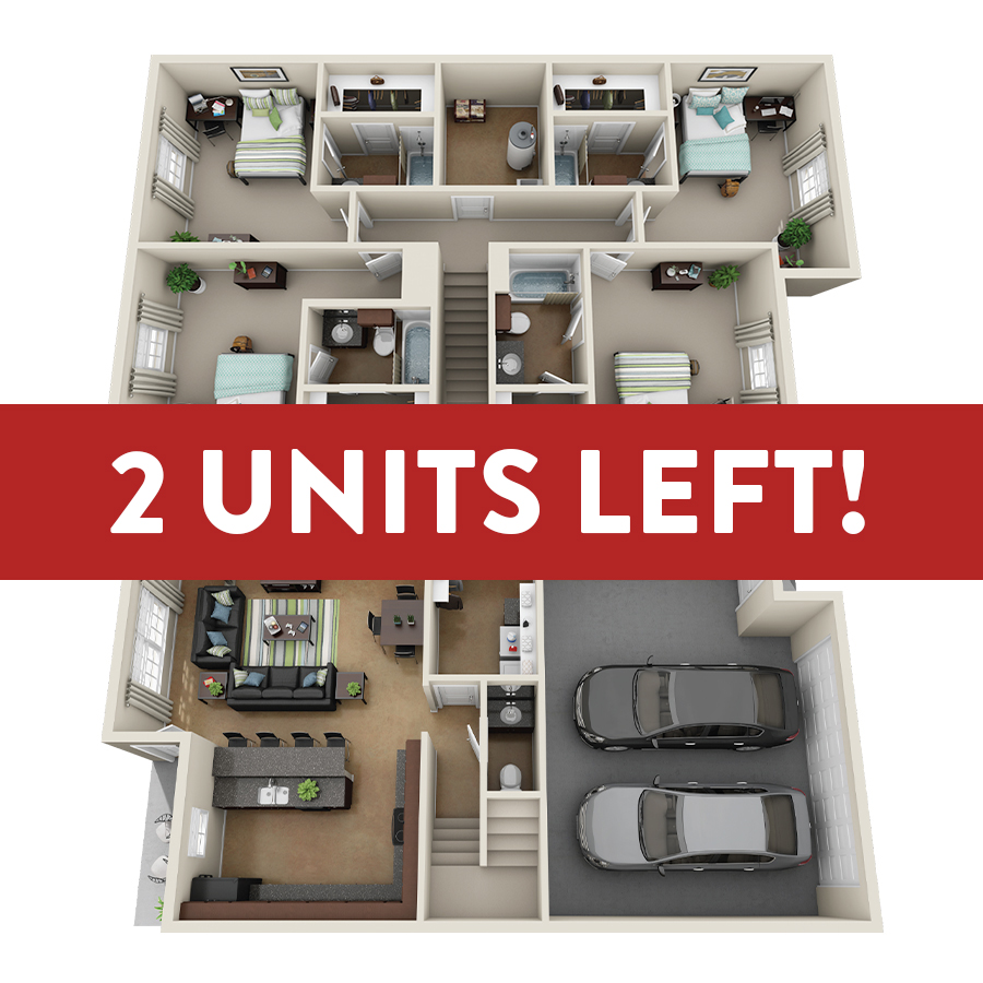 2 Units Left - 4x4.5 Floor Plan